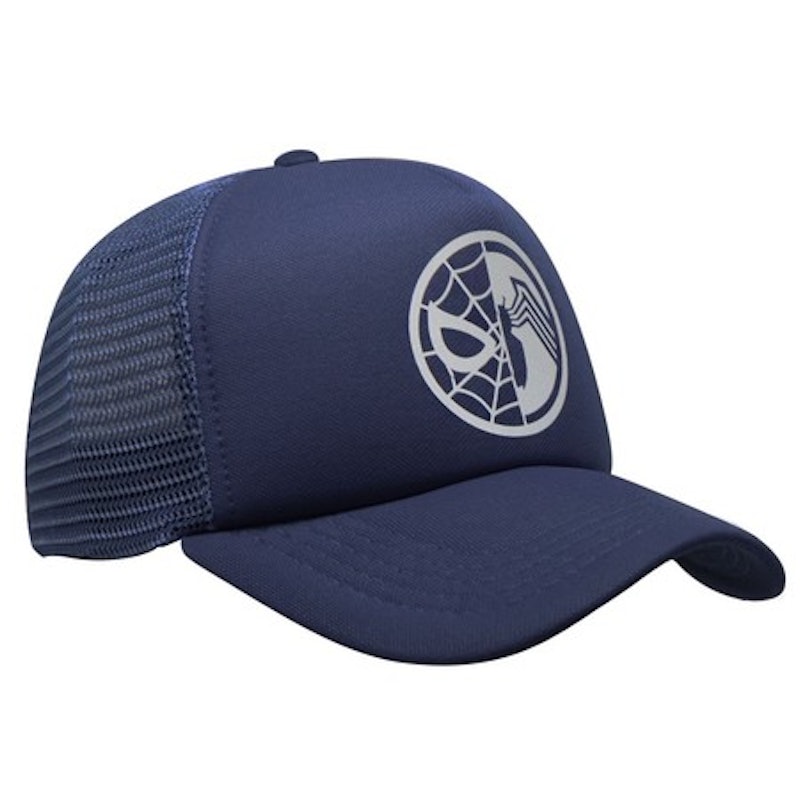 Snapback Topi Trucker Logo Spiderman