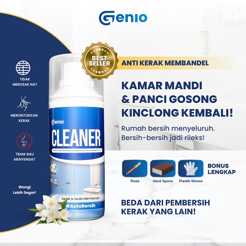 Genio Cleaner Pembersih Kerak & Noda Membandel 2