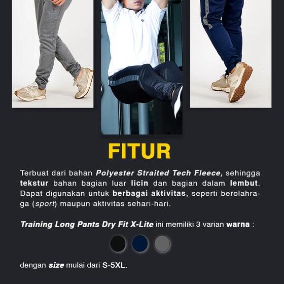 Tiento Indonesia Juara Tiento Training Long Pants X-Lite