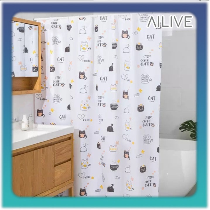 Tirai Kamar Mandi Motif 5