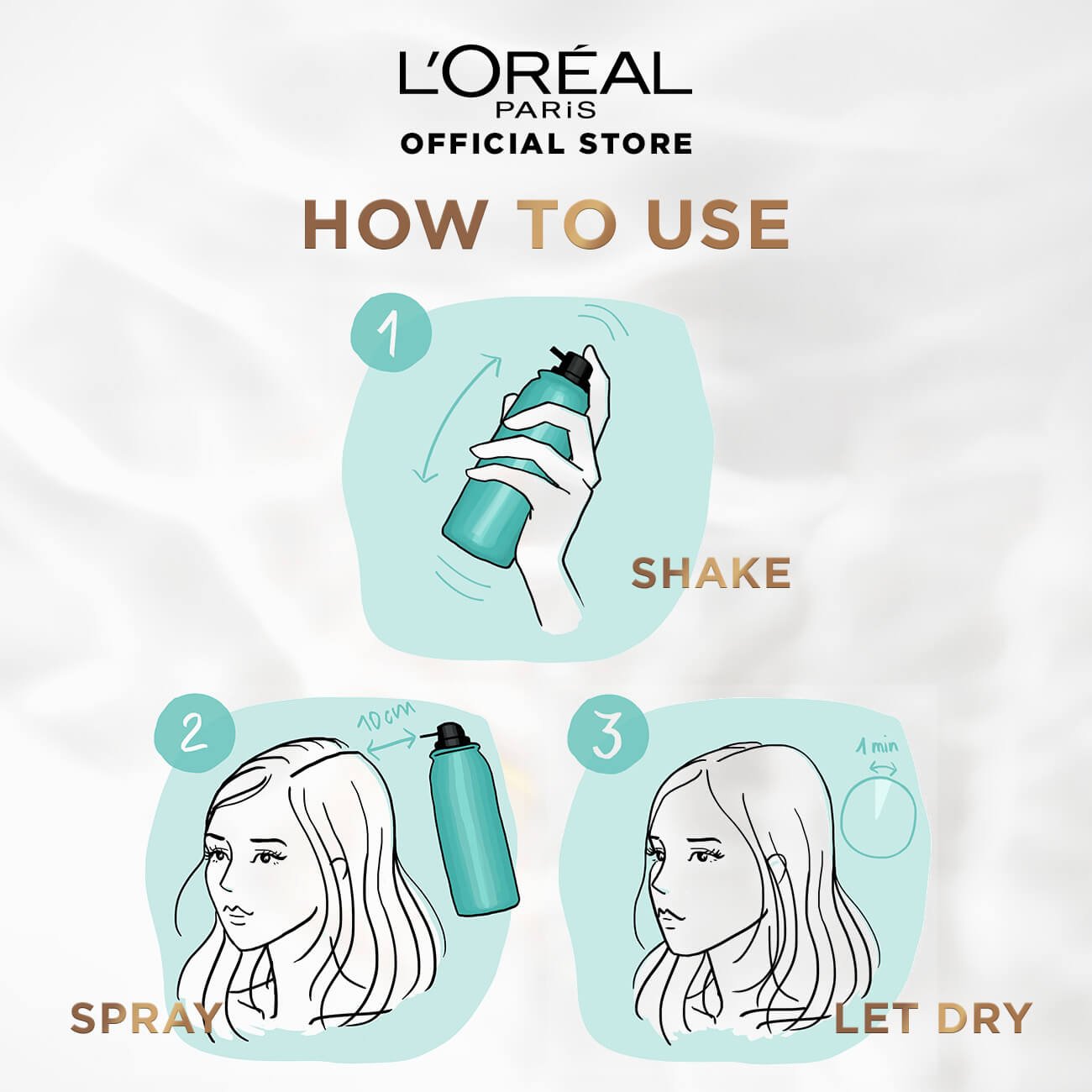 L’Oréal Paris L’Oréal Paris L’Oréal Magic Retouch Instant Root Concealer Spray  