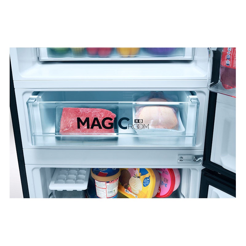 AQUA Japan AQUA Kulkas 2 Pintu dengan 3 Kompartemen AQR-350RBG(BK)