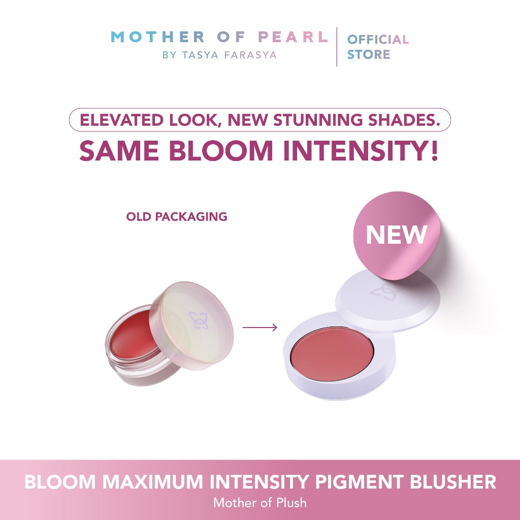 MOP Indonesia Corp Mother of Pearl Bloom Maximum Intensity Pigment Blusher 07 Titian