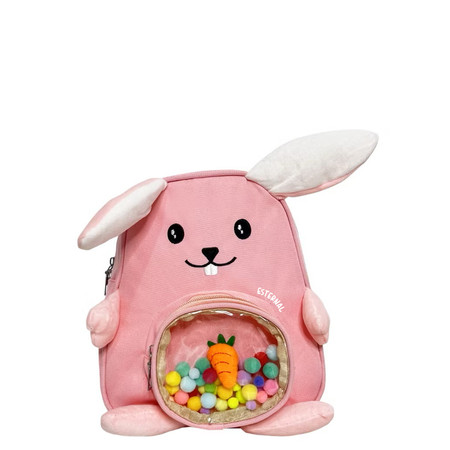  Esternal Rabbit Bendable Ears Pompom Ransel 