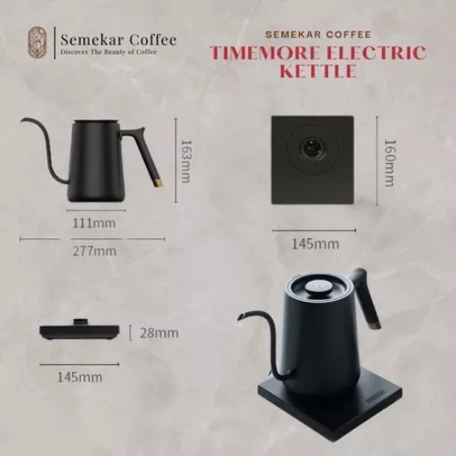  Timemore Fish Smart Electric Pour Over Kettle