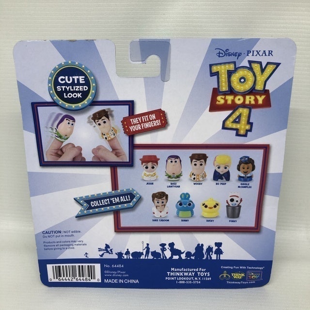 Thinkway Toys Toy Story 4 Finger Puppets 3-Packs