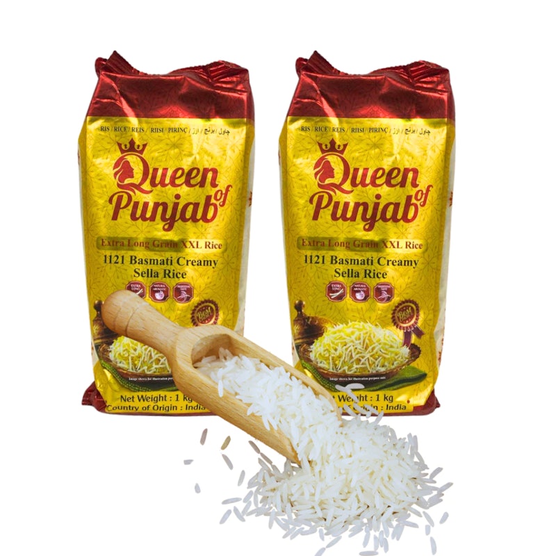 Queen of Punjab1121 Basmati Creamy Sella Rice 2