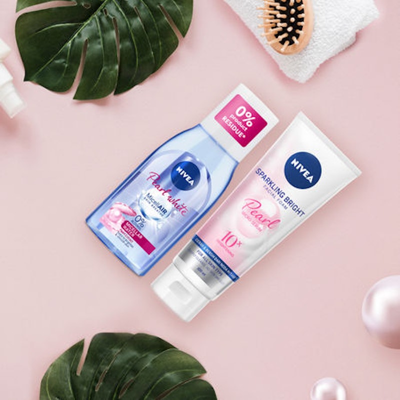 Double Cleansing Sparkling Bright Facial Foam Pearl + Pearl Bright MicellAir 4