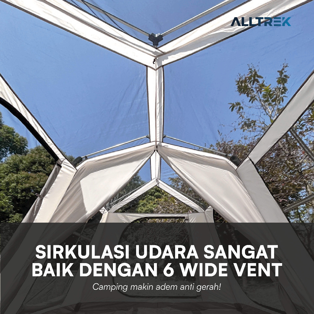 Alltrek Outdoorindo Perkasa Alltrek Peak Villa Tenda Automatic Double