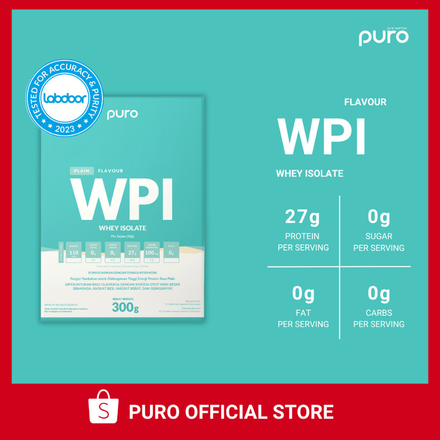 Beyond Nutrisi Puro ISOPRO WPI Whey Isolate Plain