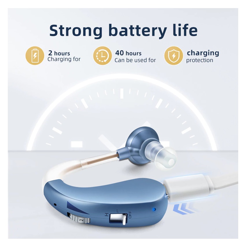 Jakarta Digital Nusantara TaffOmicron Alat Bantu Dengar Rechargeable JZ-1088F8