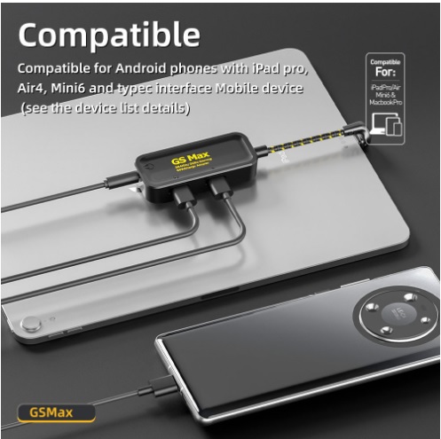 GS Max Type C Adapter Headset for Ipad  4