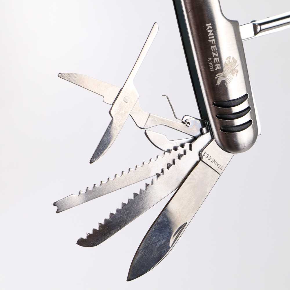 11 in 1 Swiss Army Pocket Knife