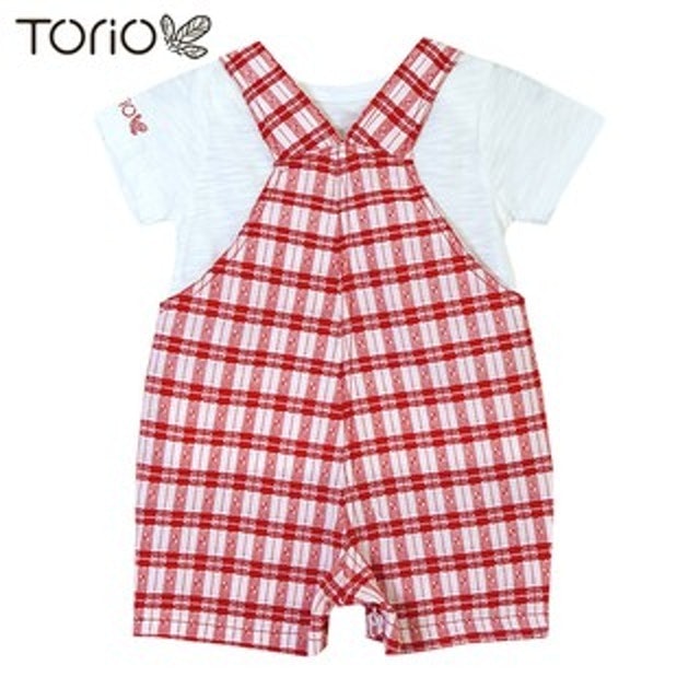 Torio Playful Squares Overall Set