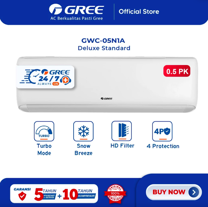 Gree AC Deluxe Standard N1A Series 2