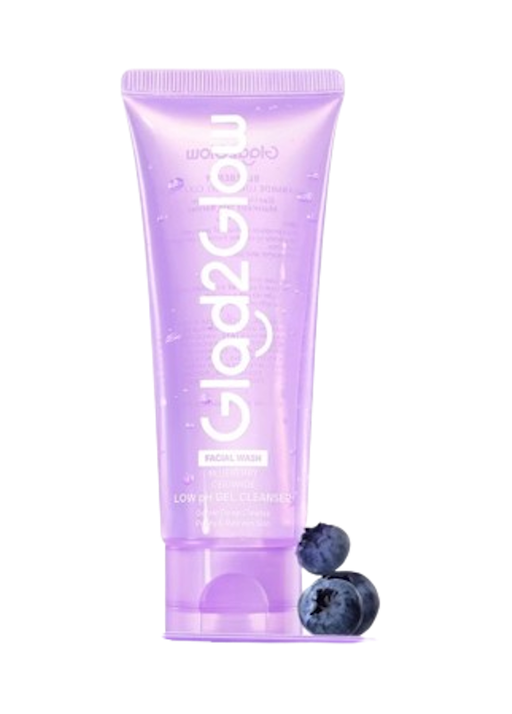 Glad2Glow Blueberry Ceramide Low pH Gel Cleanser 1