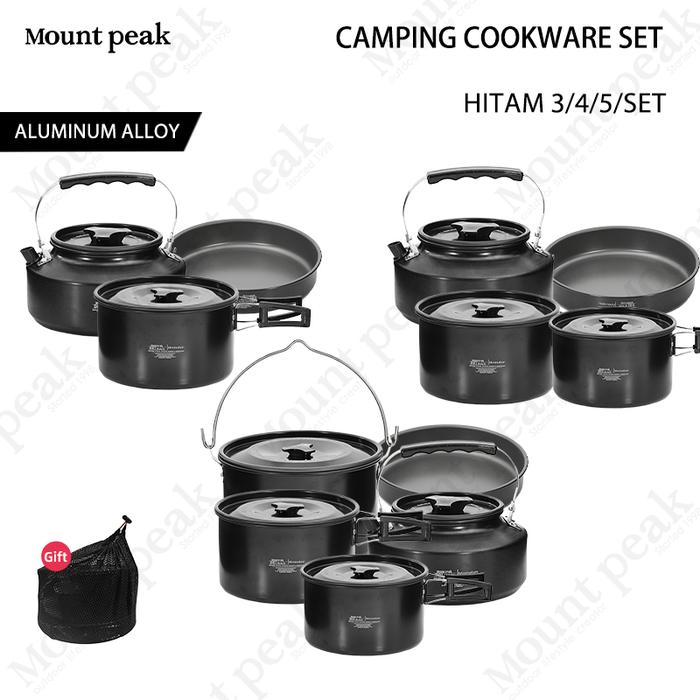 Mount Peak Camping Cookware Set 4