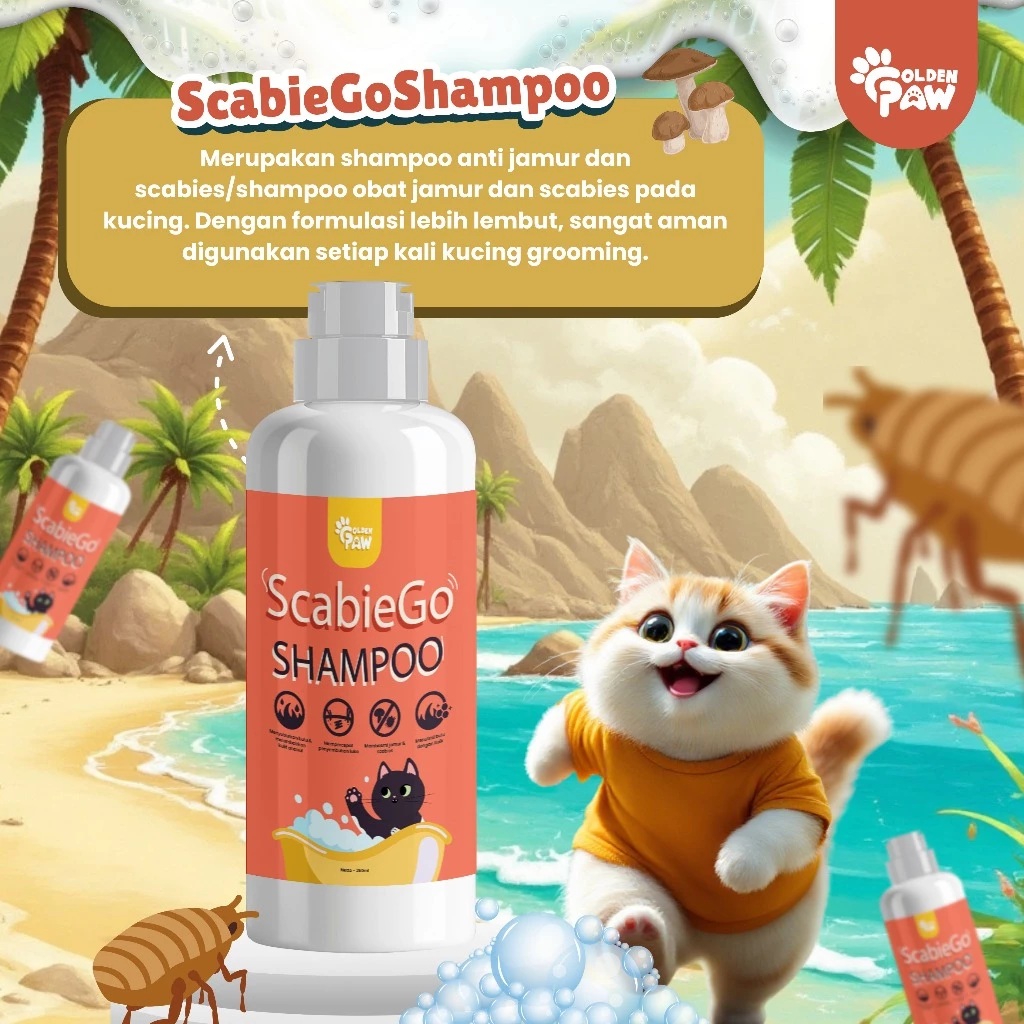  Golden Paw ScabieGo Shampoo
