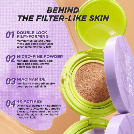 HEBE Beauty Style DAZZLE ME Better Than Filter Maxnificent Essence Cushion 02 Light Creme