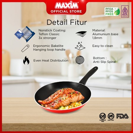 Maspion Group Maxim Valentino Fry Pan 22 cm