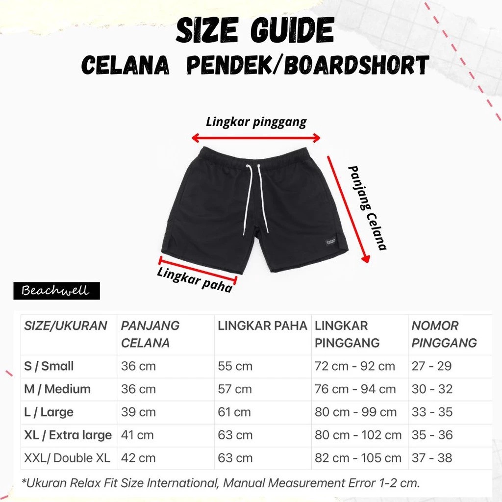 SEMESTA PANTAI ABADI Beachwell Basic Boardshort