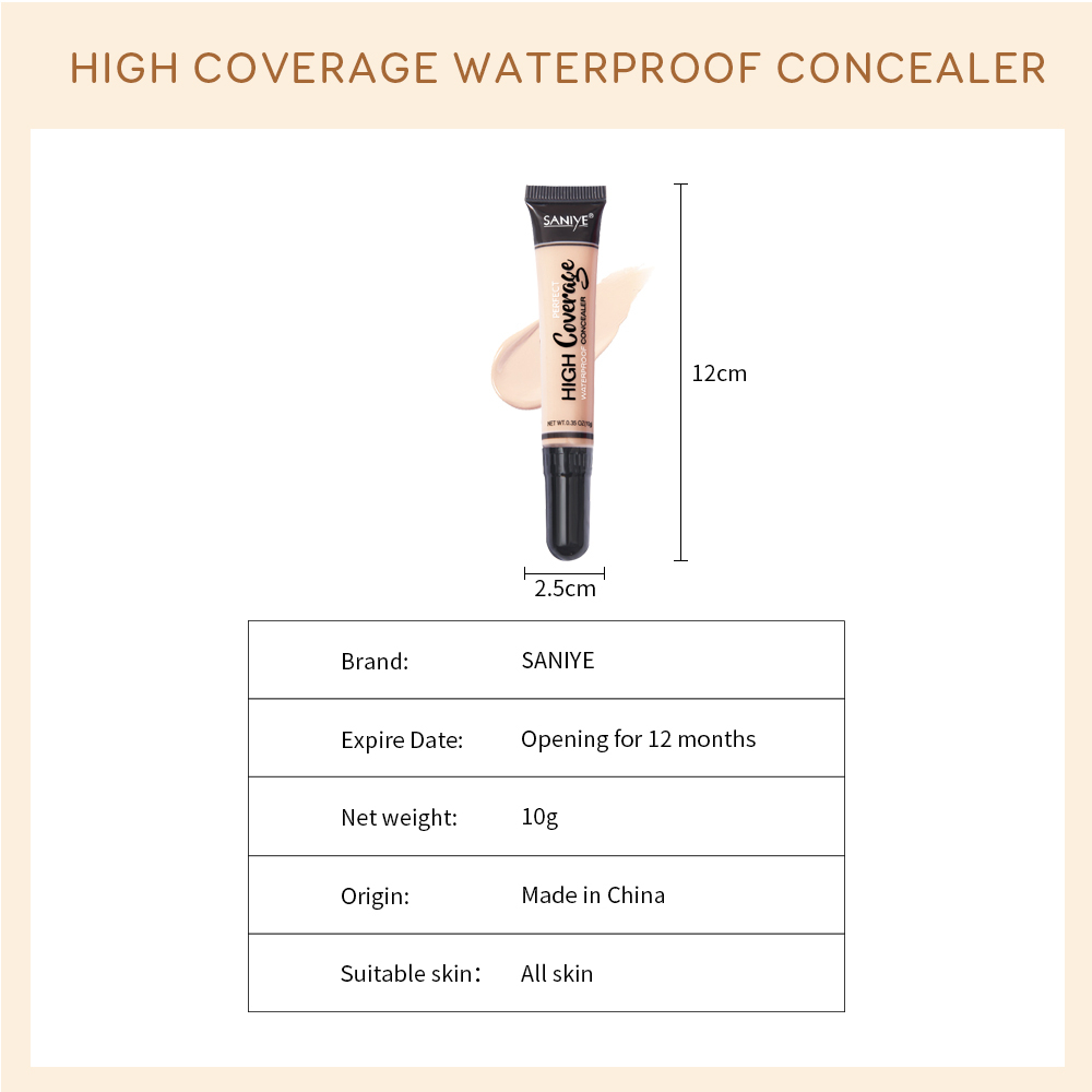 Zhejiang L&J Cosmetics  Saniye High Coverage Waterproof Concealer #10