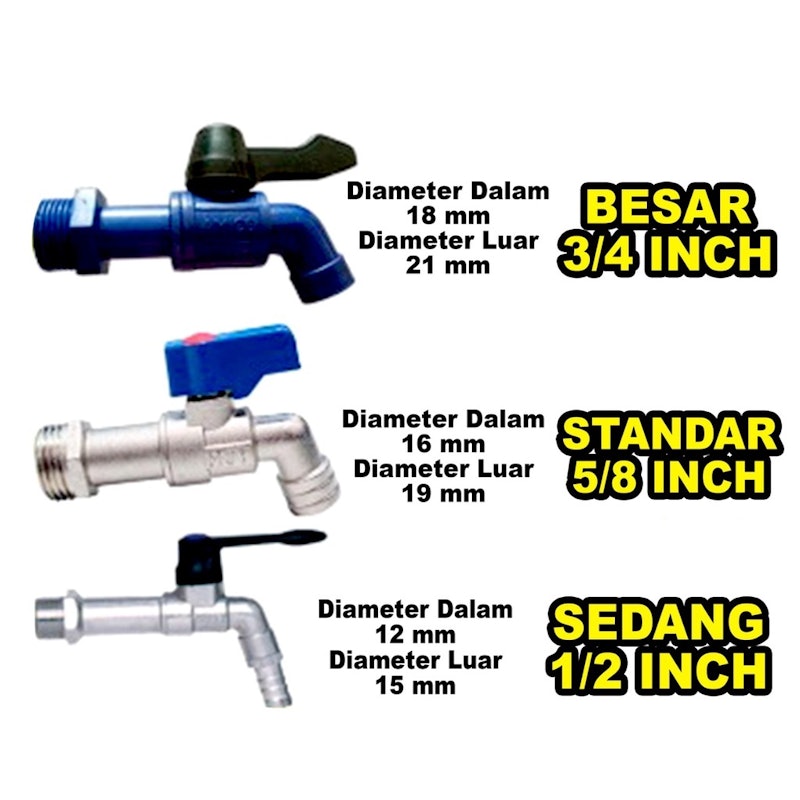 Bintang Selang Air Transparan 5