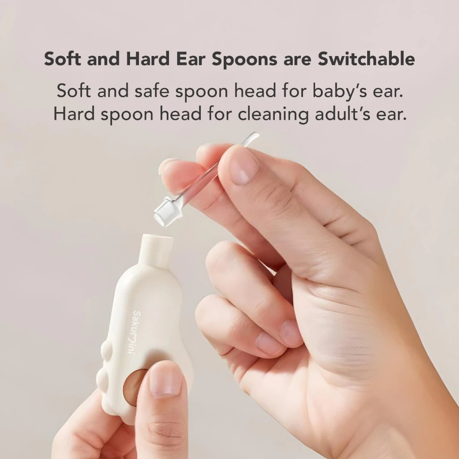  Sakumini 5in1 Earwax Cleaner Alat Pembersih Telinga Bayi LED SK-BT-EARWAX5-BG