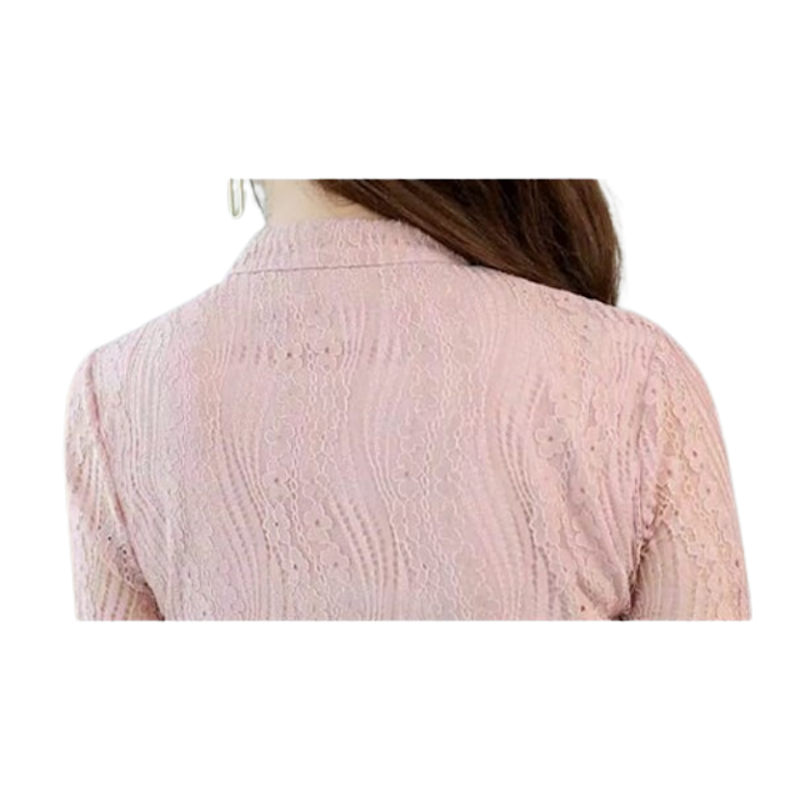 Korean Fashion Long Sleeve Lace Dresses 3