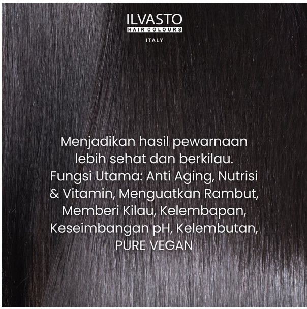 Sinergia Beaute Indonesia ILVASTO Hair Cream Colourant 1.0 Black