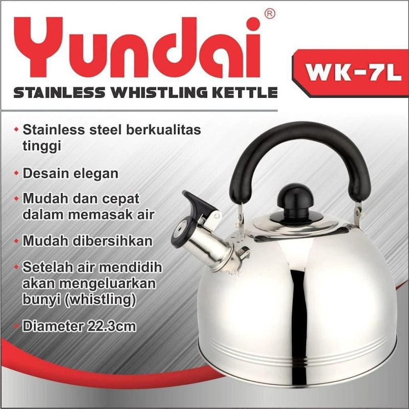 Yundai Stainless Whistling Kettle 3