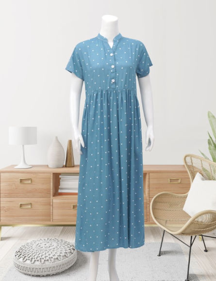 Lunaci Polkadot Maxi Dress