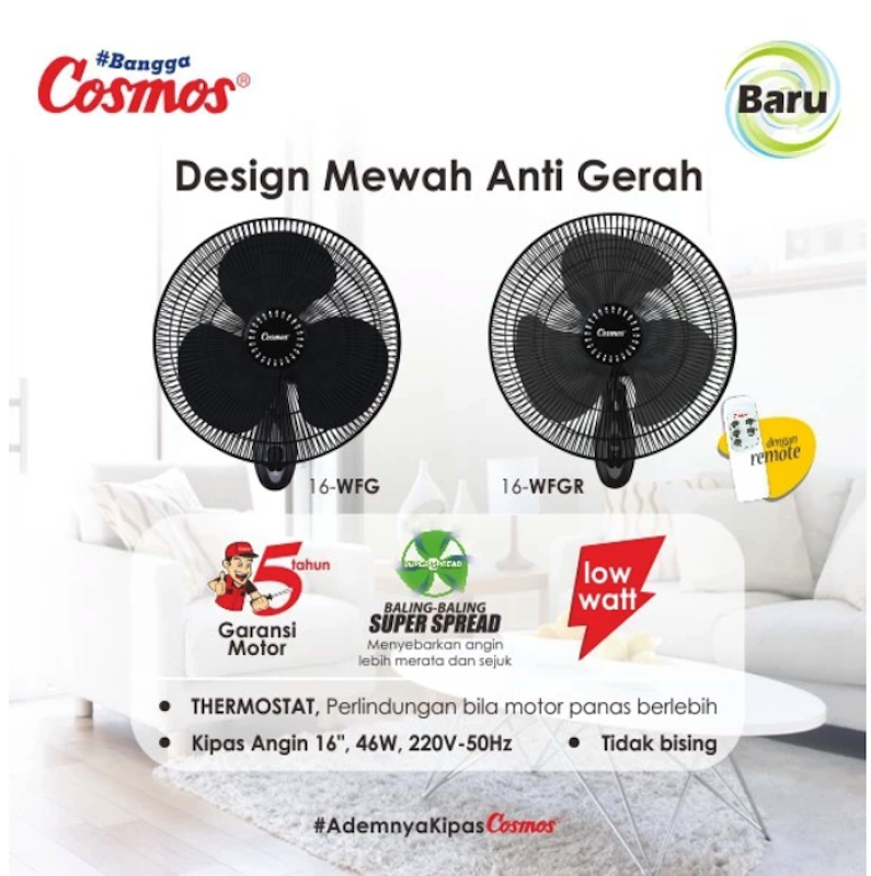Cosmos® Electronic Fan 16-WFGR