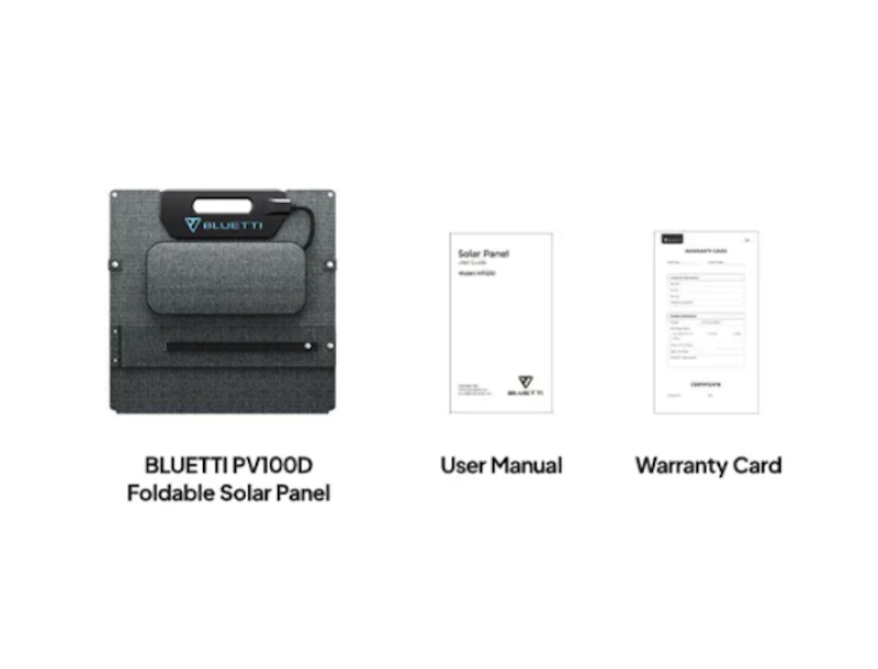 BLUETTI 100 watt Solar Panel 5