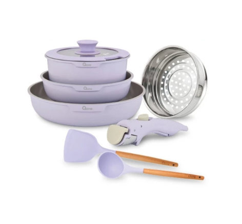 Oxone Nestlie Stackable Cookware Set with Detachable Handle OX-996