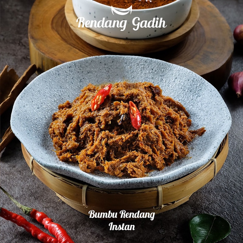 Rendang Gadih Bumbu Rendang Instan Tidak Pedas 4