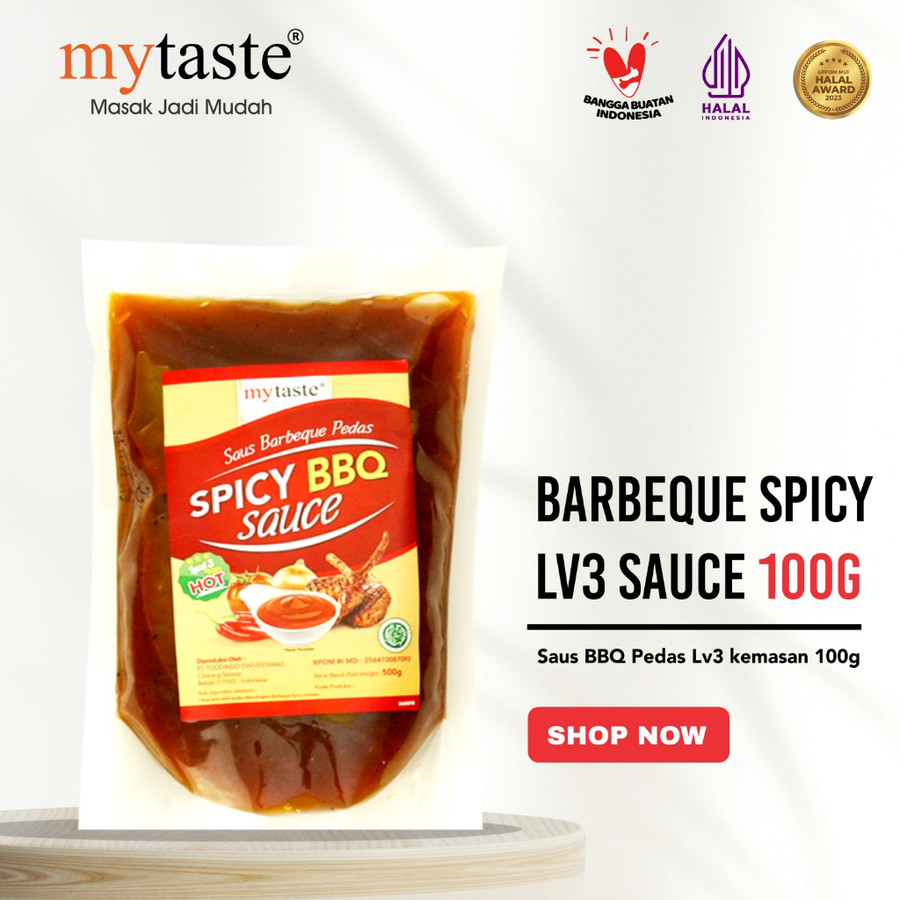 Foodindo Dwivestamas My Taste Spicy Barbeque Sauce Lv 3