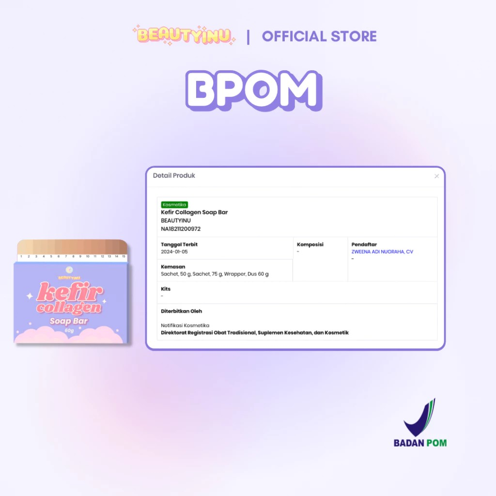  Beautyinu Sabun Kefir Collagen