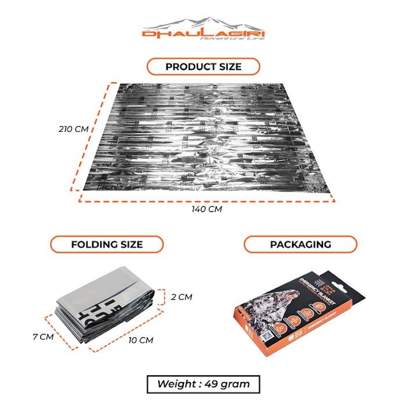 Dhaulagiri Emergency Blanket Selimut Pencegah Hypotermia 2