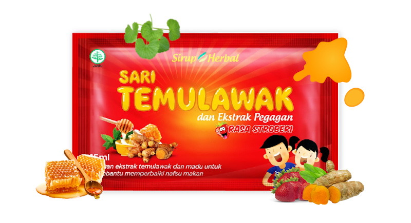 Sirup Herbal Sari Temulawak Stroberi 1