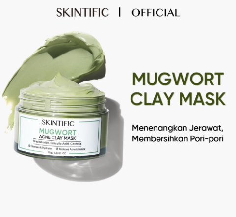 SKINTIFIC Mugwort Acne Clay Mask