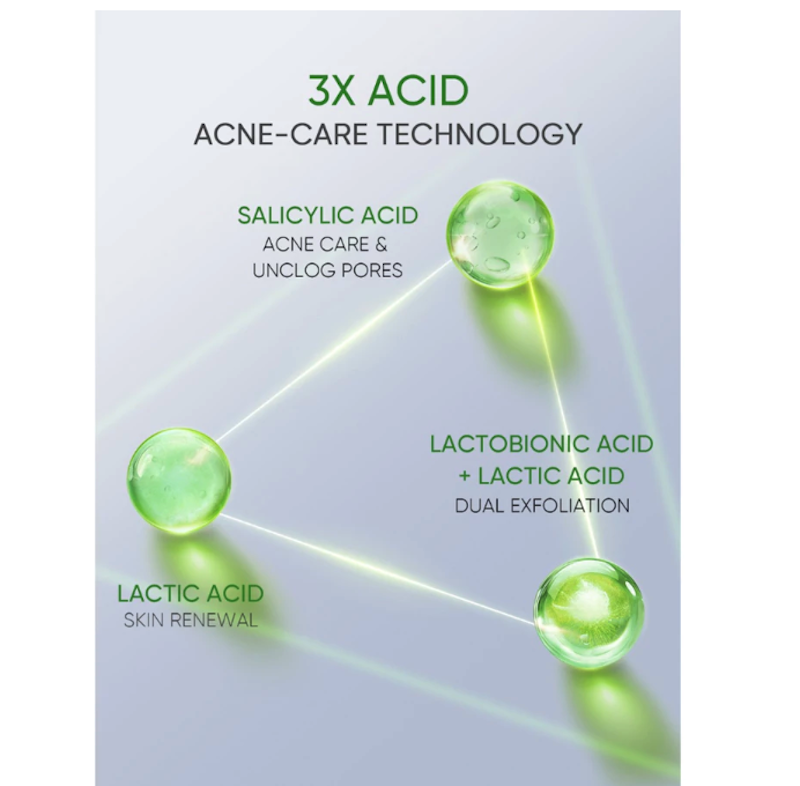 SKINTIFIC 3X Acid Anti-Acne Gel Moisturizer