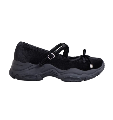 Adorable Projects Swift Sneakers Balerina Black ｜ Hitam