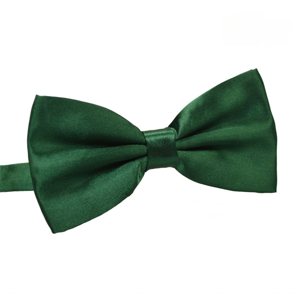 Dasi Kupu-Kupu Katun Satin Green Pine 1