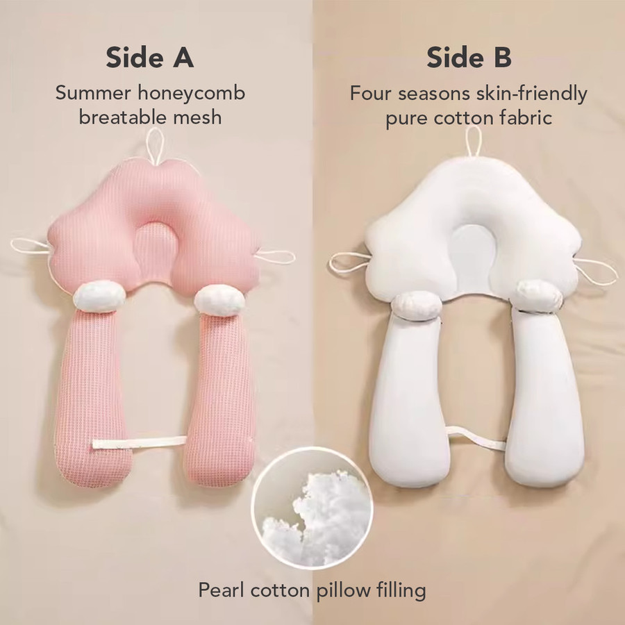 Sakumini Indonesia Sakumini 2in1 Newborn Head Shape Baby Pillow
