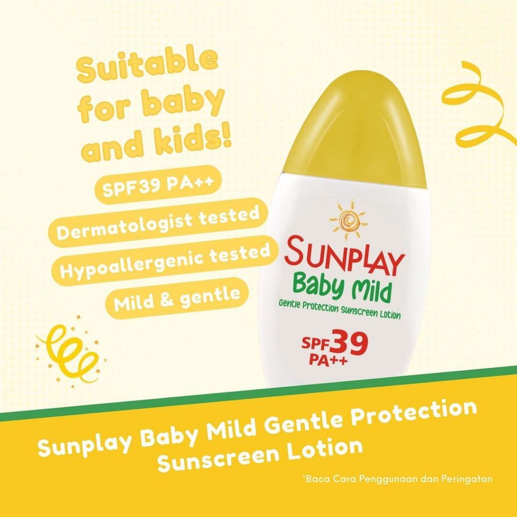  Rohto Laboratories Indonesia Sunplay Baby Mild Gentle Protection Sunscreen Lotion