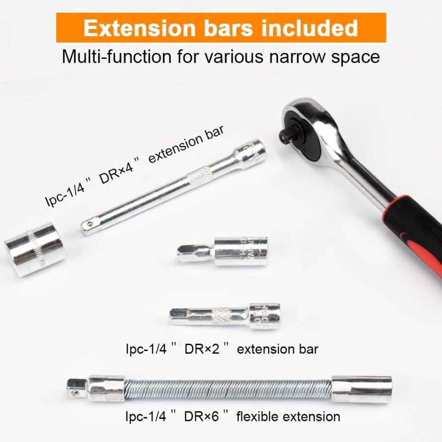 JLD Machinery JLD Socket Wrench Set 46 Pcs