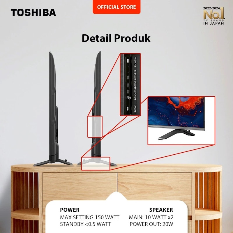 Toshiba TV 65 inch 4