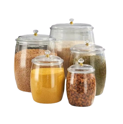 POL Living Toples Gentong Jumbo Akrilik Set 5 pcs