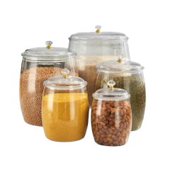 POL Living Toples Gentong Jumbo Akrilik Set 5 pcs